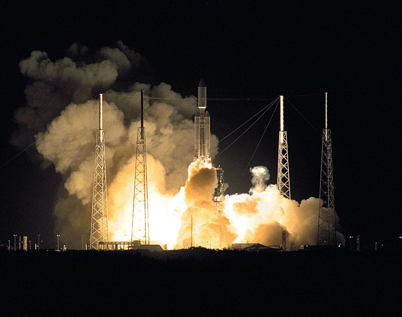 Launch of Cassini Orbiter and Huygens Probe on Titan IV