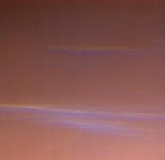 Wispy Blue Clouds Over Mars