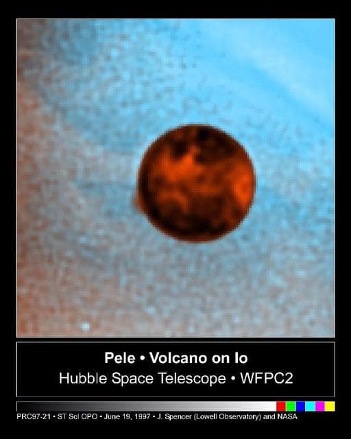 Hubble Captures Volcanic Eruption Plume From Io