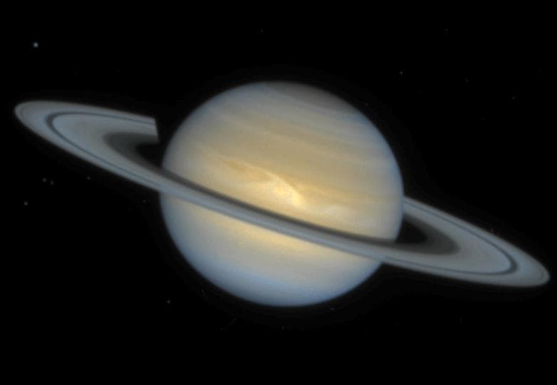 Hubble Observes a New Saturn Storm