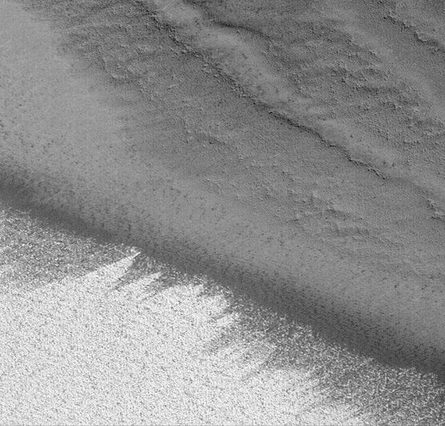 On the Edge: The Retreating Mars Polar Ice Cap