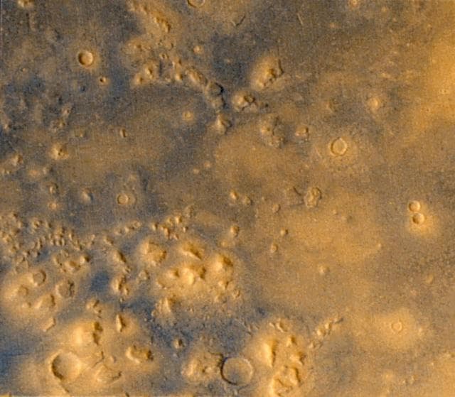 Cydonia: Wide Angle Color Image