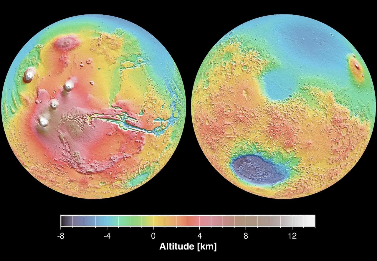 Mars Topography