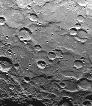 South Pole - Ridges, Scarps, Craters