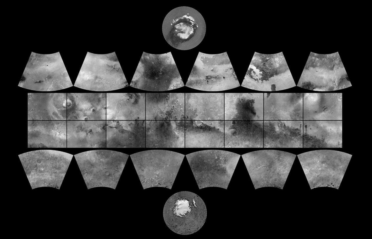 The MGS MOC Wide Angle Map of Mars