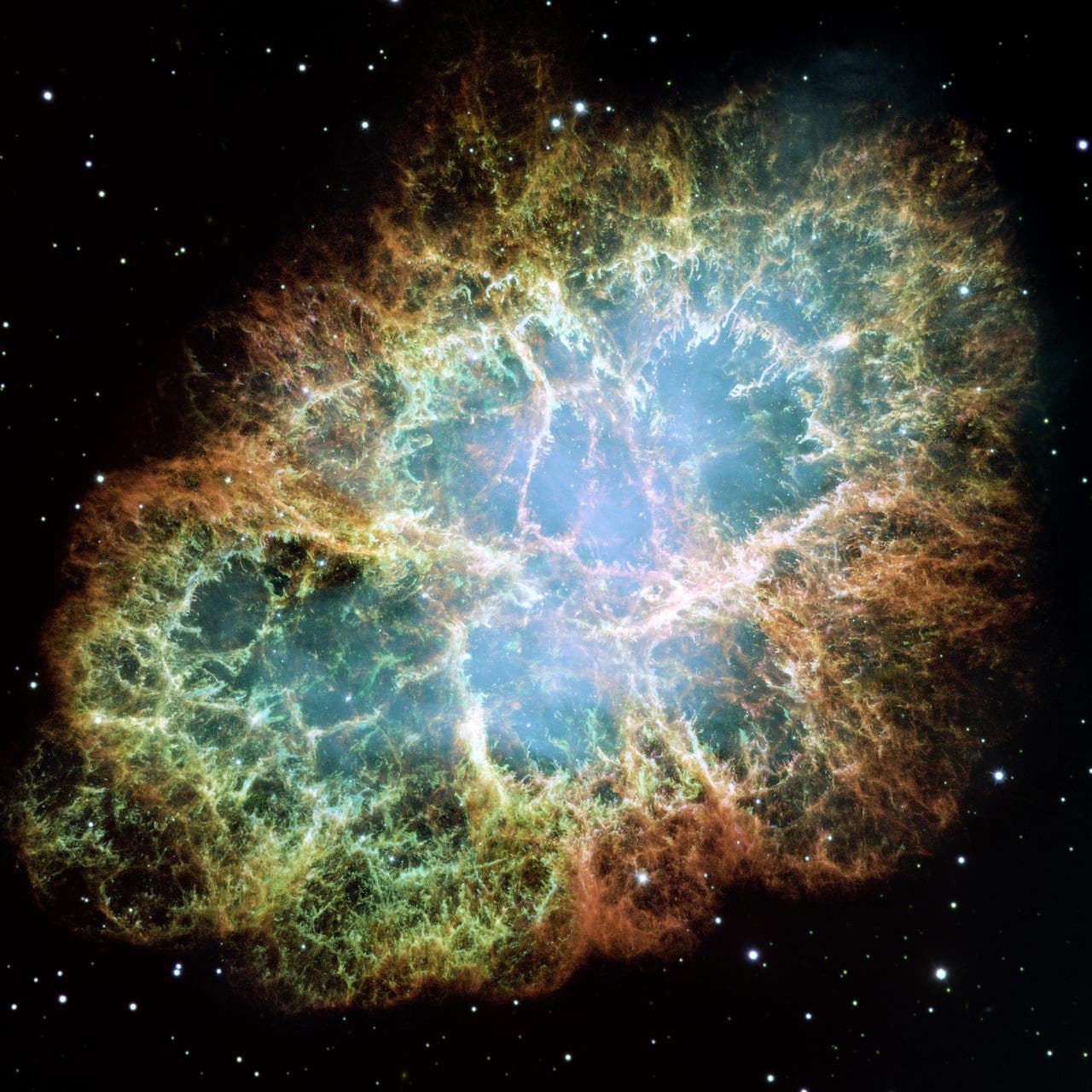 Most Detailed Image of the Crab Nebula