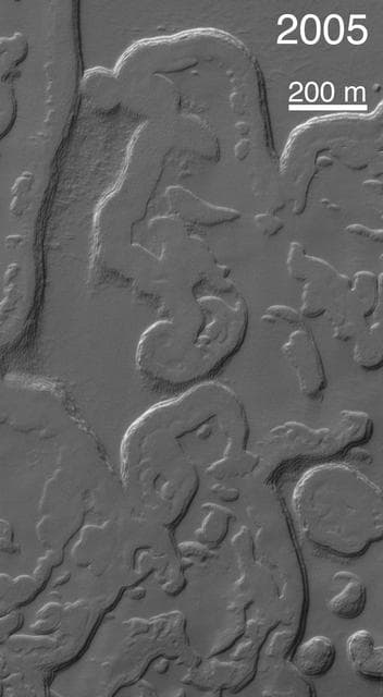 Four Mars Years of South Polar Changes