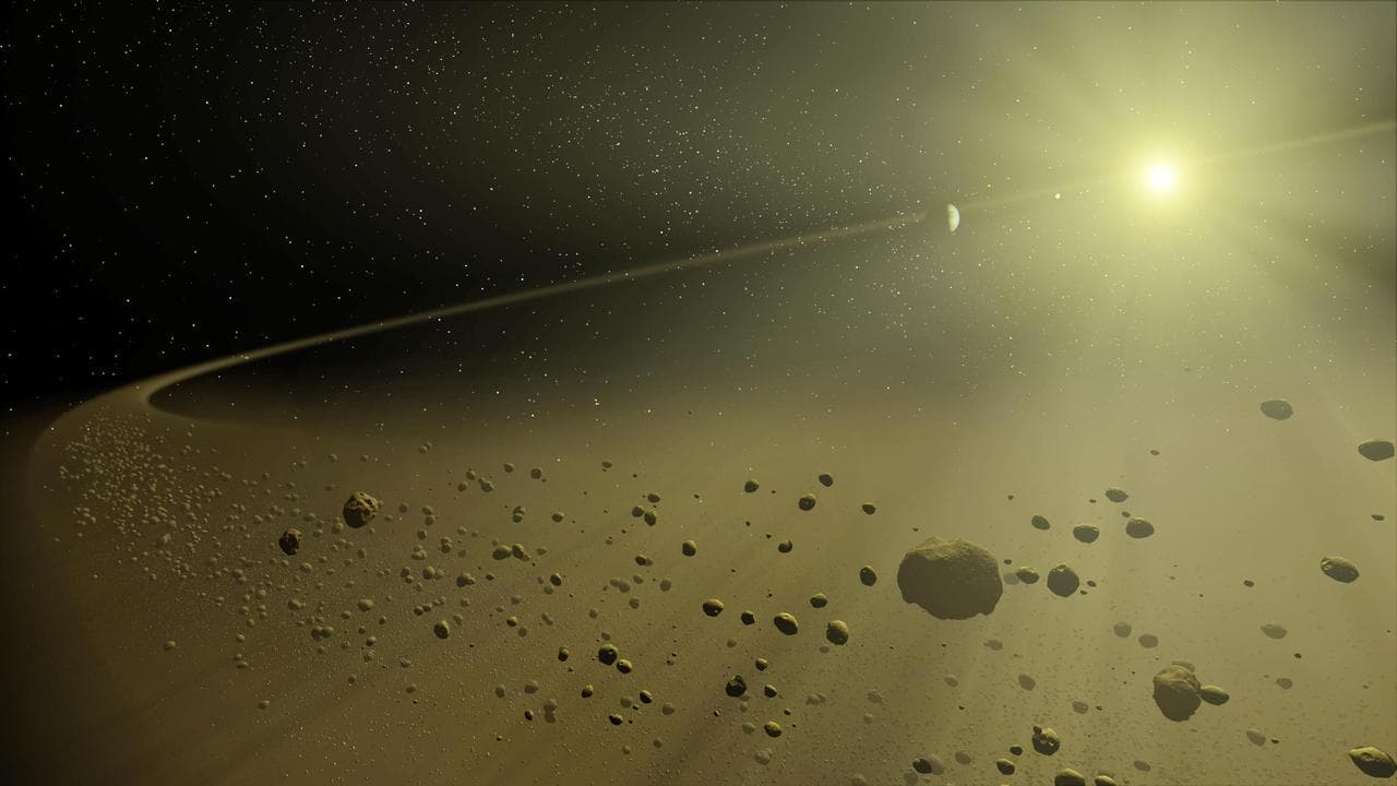 A Distant Solar System Artist Concept