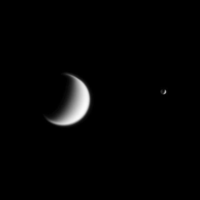 Mimas...and Titan Beyond