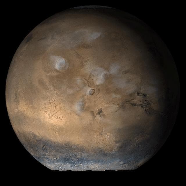 Mars at Ls 66°: Tharsis
