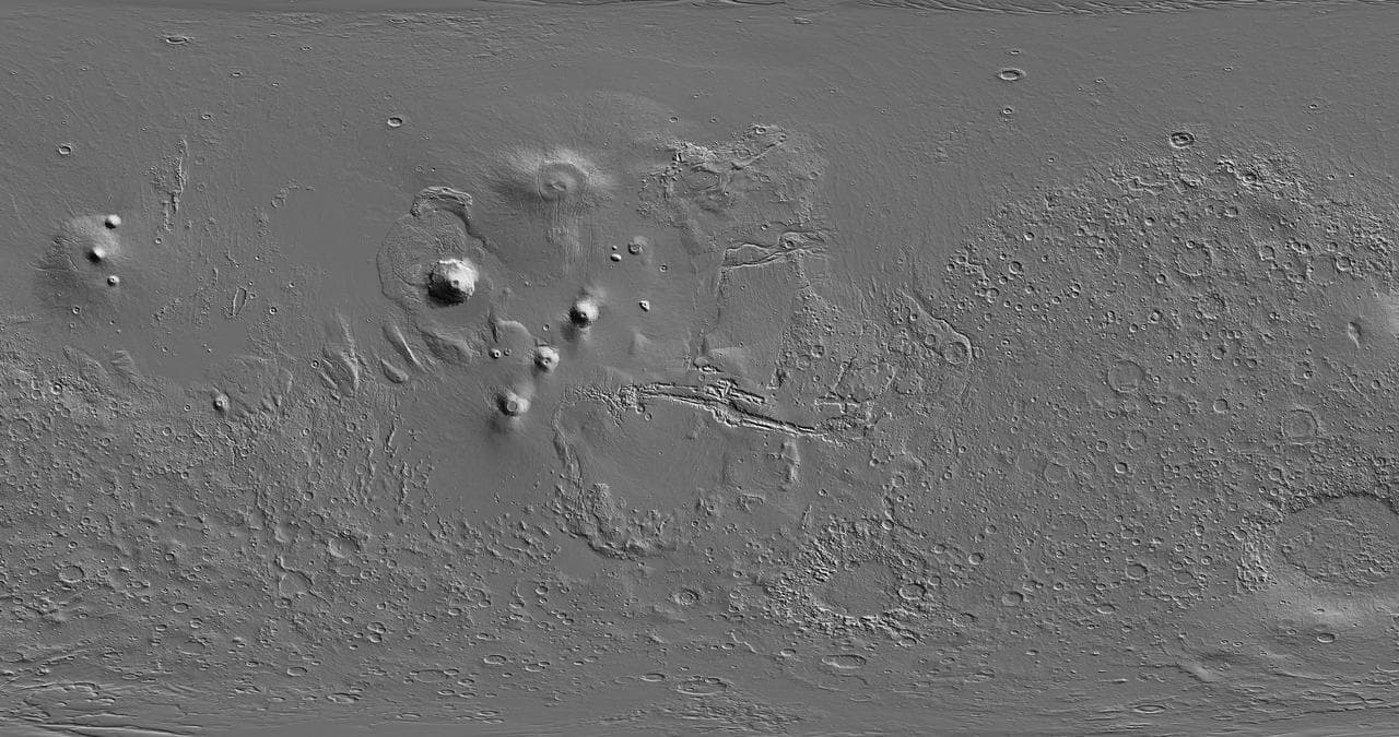 Global View of Mars Topography