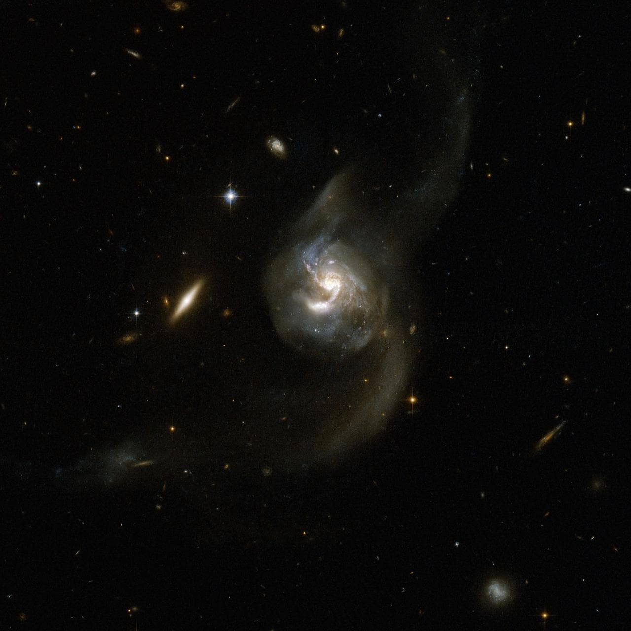 NGC 6090 - a Pair of Spiral Galaxies