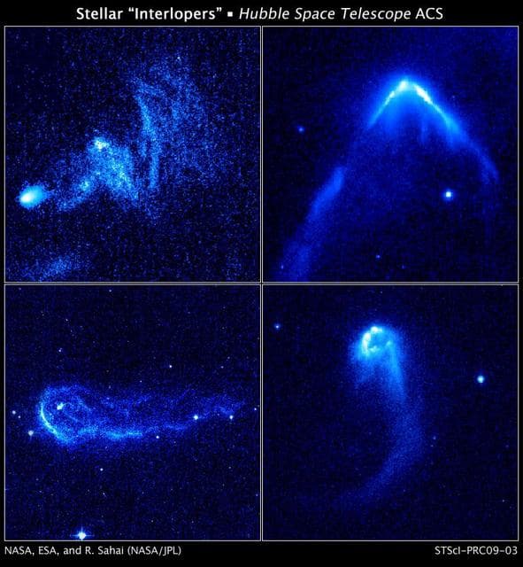 Stellar Interlopers Caught Speeding Through Space