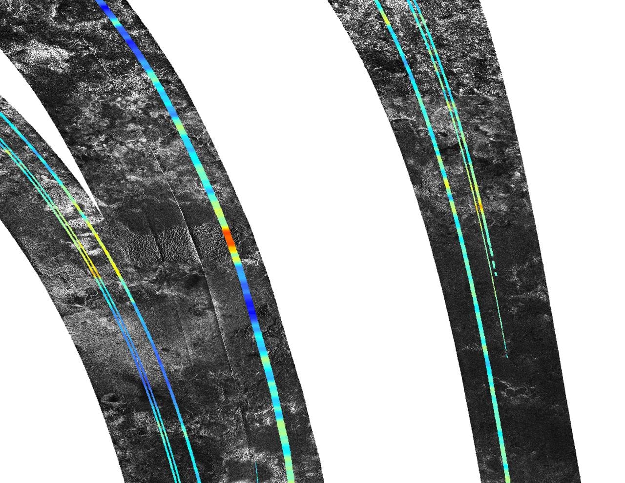 Mountains North of Aaru on Titan