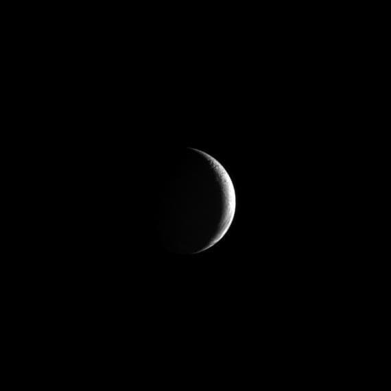 Crescent Enceladus