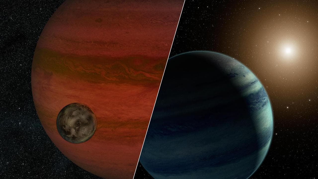 Moon or Planet? The Exomoon Hunt Continues Artist Concept