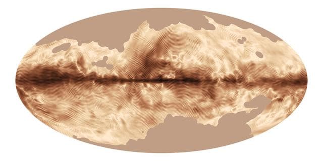 Magnetic Map of Milky Way