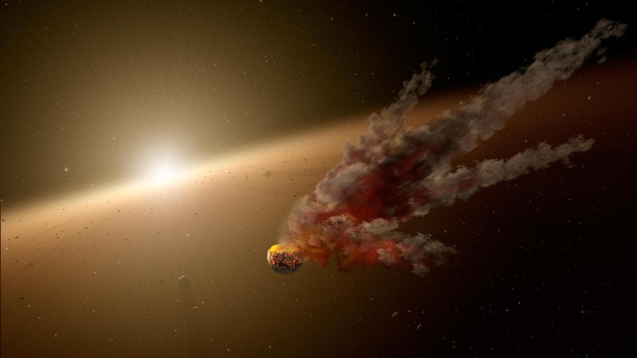 Building Planets Through Collisions Artist Concept