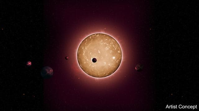 Kepler-444 Planetary System Artist Concept