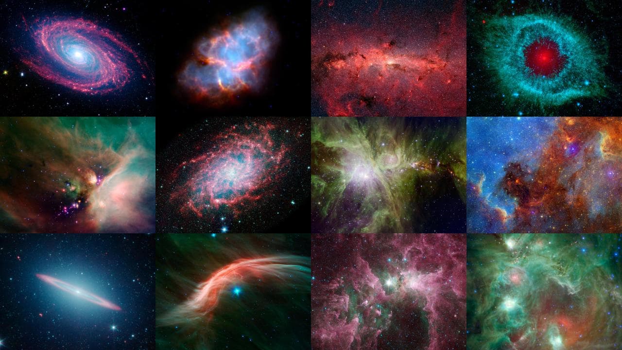 NASA Spitzer 12th Anniversary Space Calendar