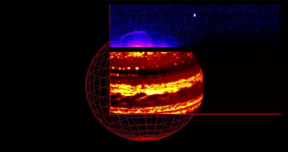 Juno Captures Jupiter Glow in Infrared Light
