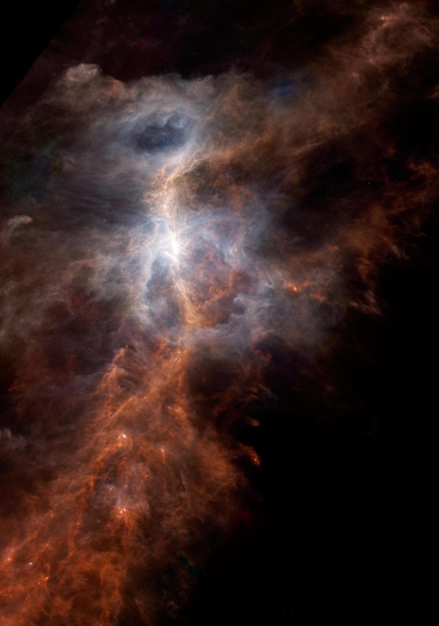 Ionized Carbon Atoms in Orion