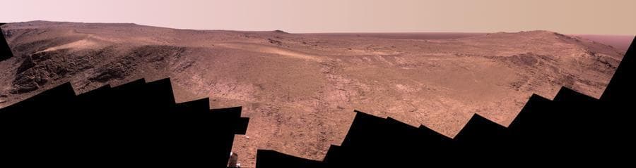 Mars Rover Opportunity Panorama of Rocheport.