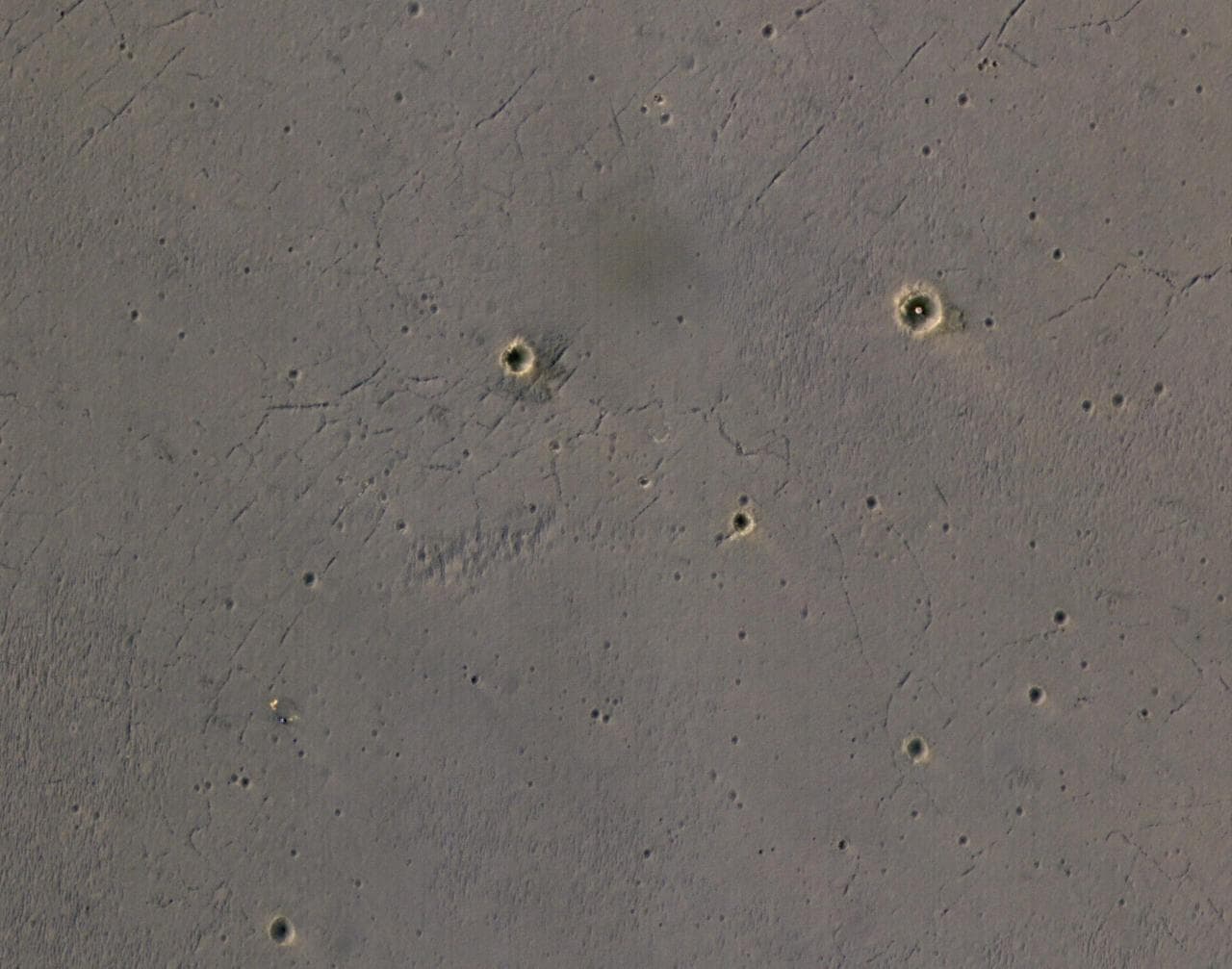 Rover Landing Hardware at Eagle Crater, Mars