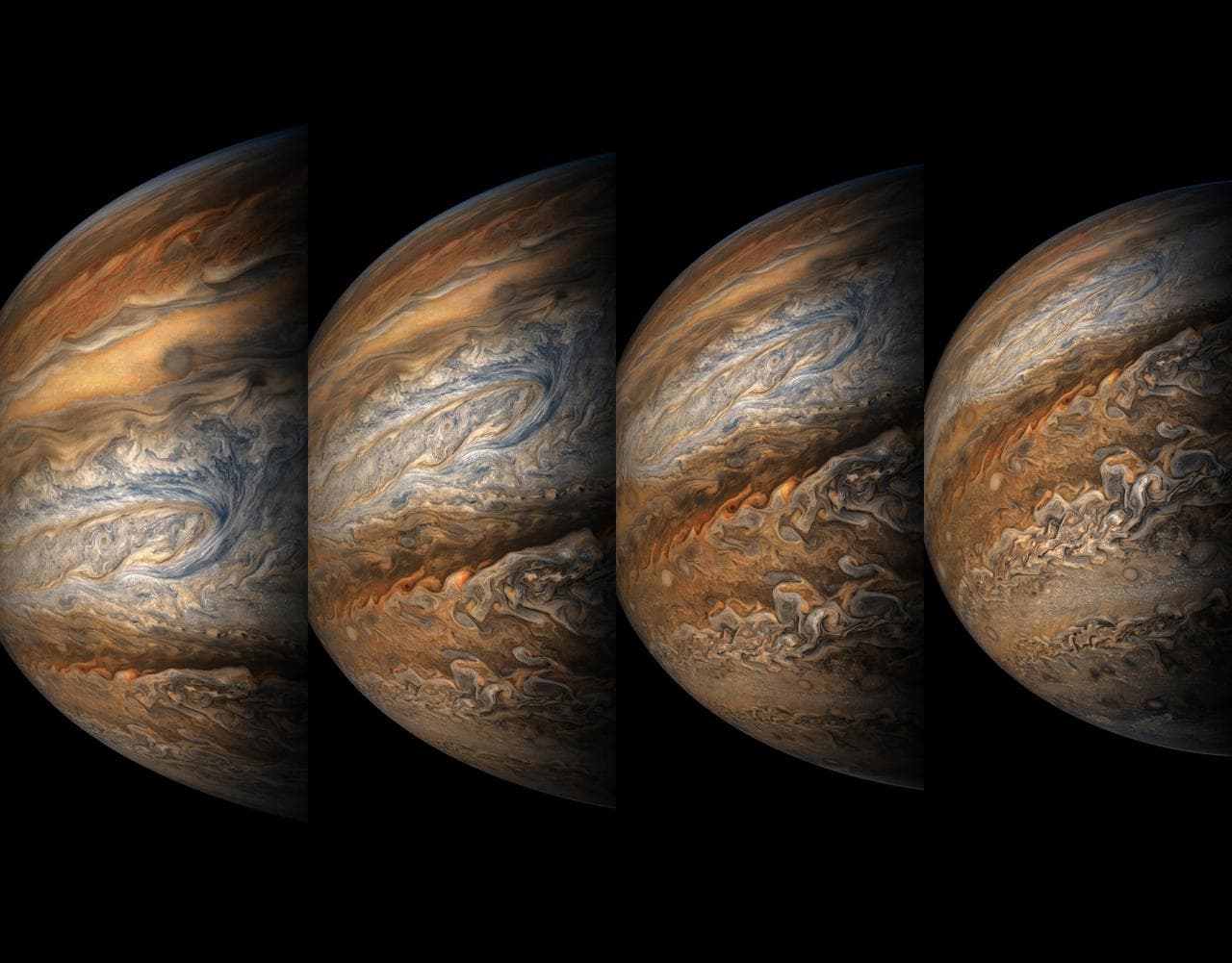 Juno's Eighth Close Approach to Jupiter