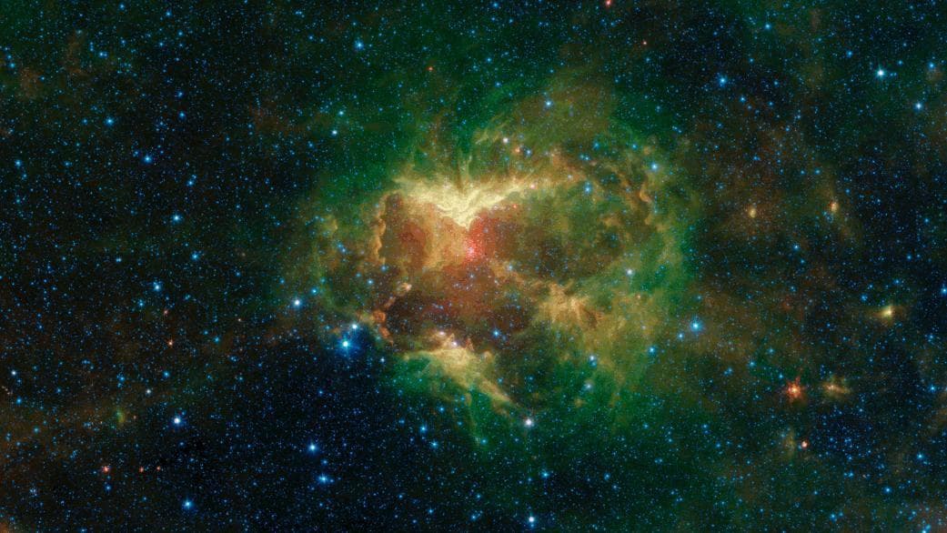 The "Jack-o'-Lantern Nebula"