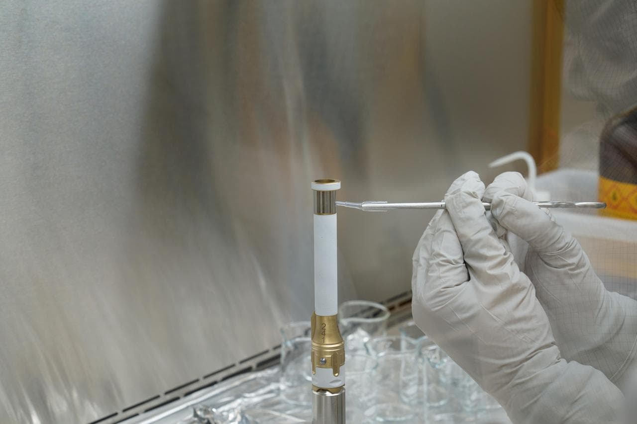 Sampling Mars 2020 Sample Tube 241