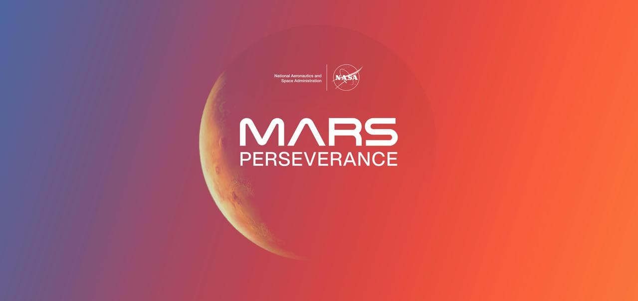 Mars Perseverance Rover (Gradient Illustration)