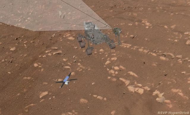 Computer Simulation of Rover Selfie