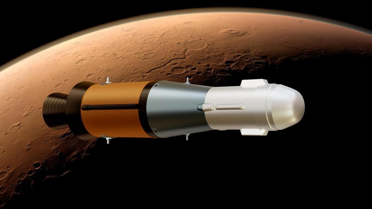 Mars Samples in Orbit (Illustration)