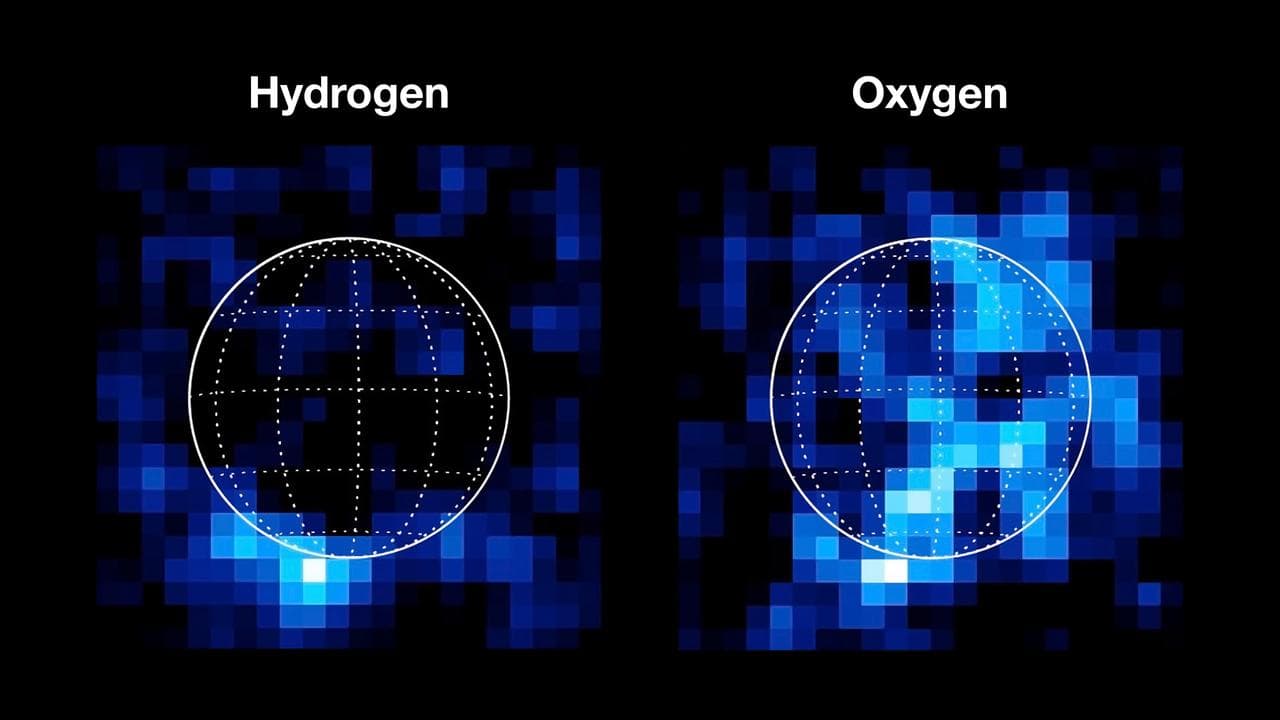  Hubble's Ultraviolet Observations Reveal Hydrogen and Oxygen at Europa