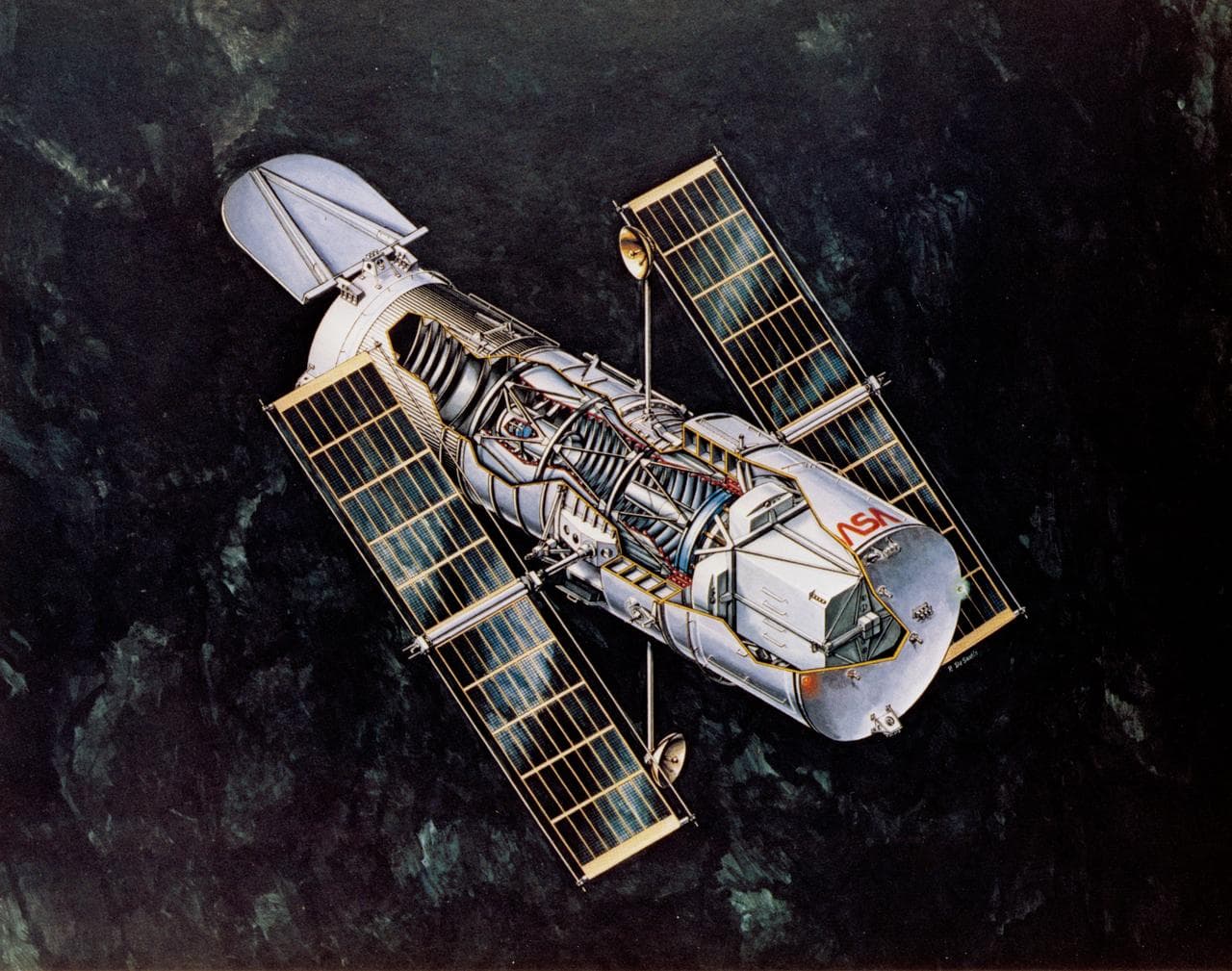 HUBBLE TELESCOPE - ARTIST CONCEPTS