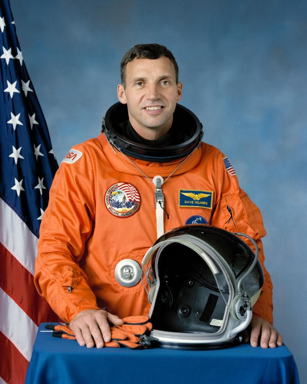 Official portrait of astronaut David C. Hilmers