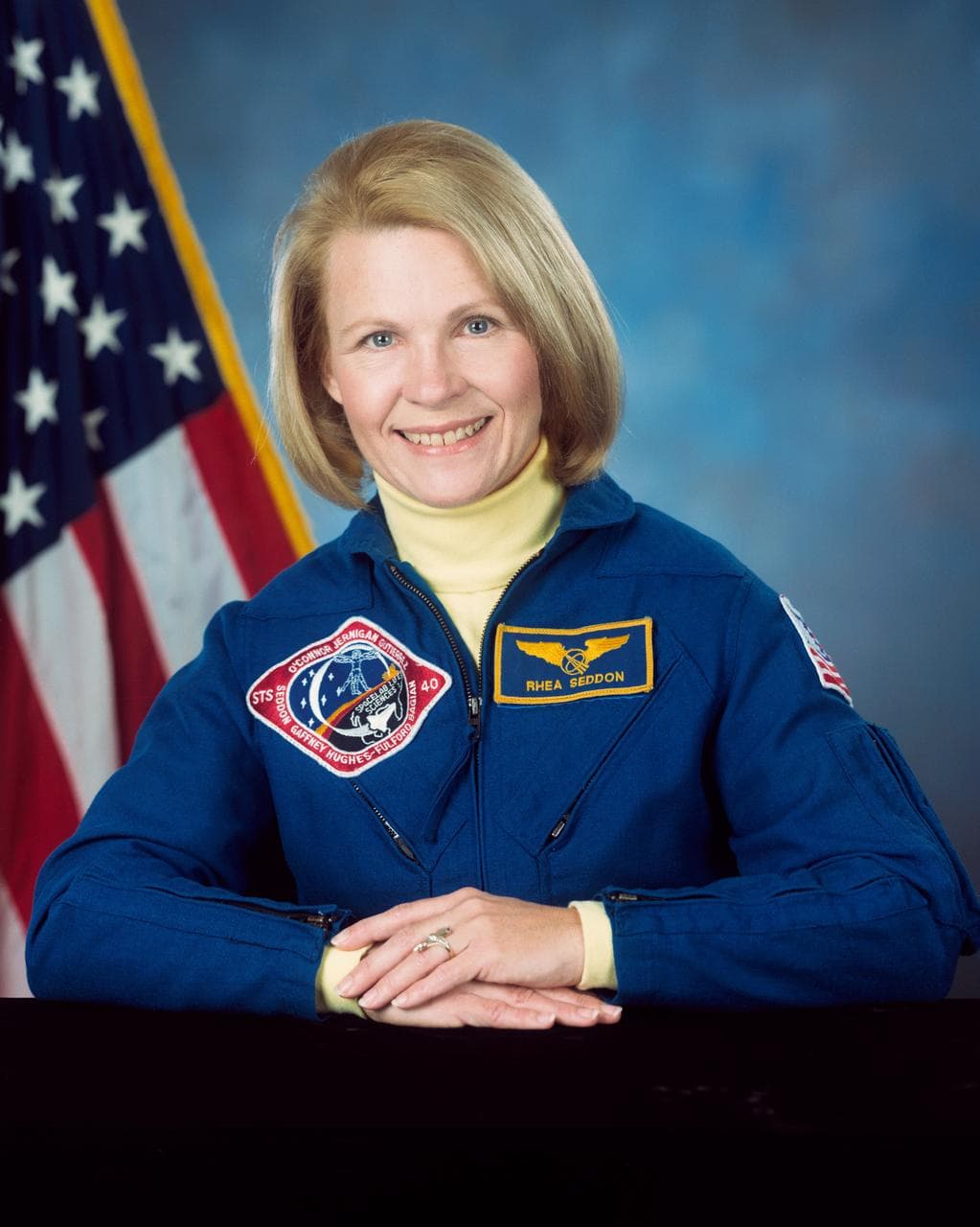 Offical portrait of Astronaut Rhea Seddon, M.D.