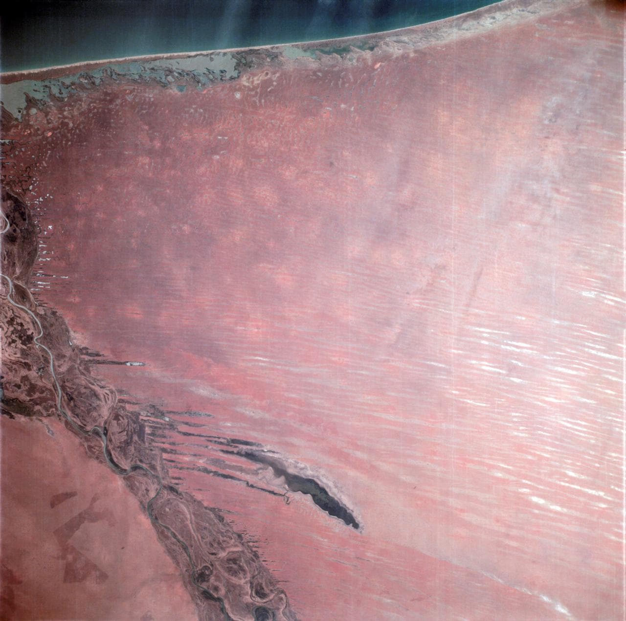 Senegal and Mauritania as seen from the Apollo 6 unmanned spacecraft