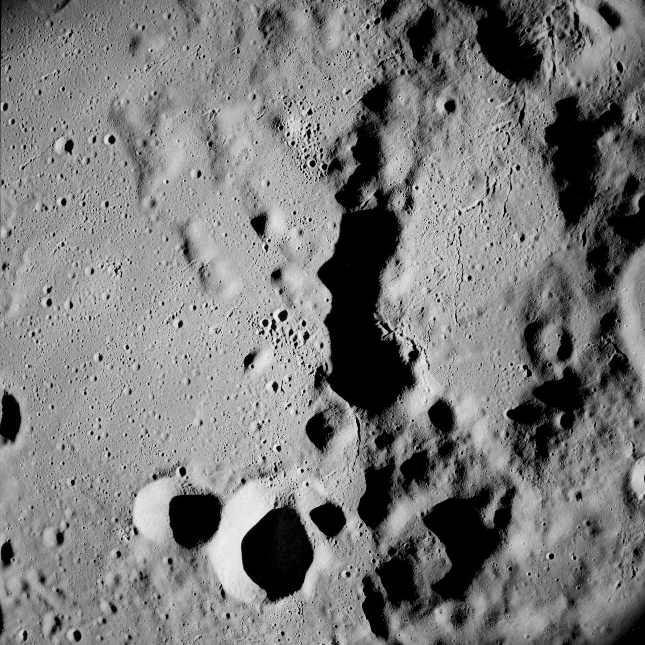 Apollo 8 Mission image,Farside of Moon 