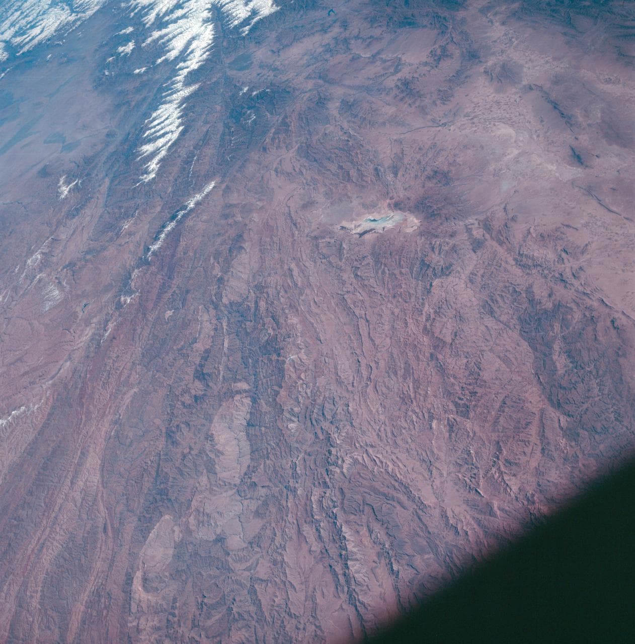 Kabul, Afghanistan area as seen from the Apollo 7 spacecraft