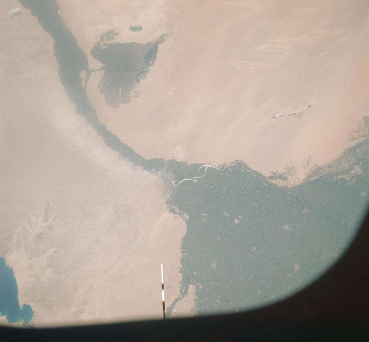 Vertical view of Arab Republic of Egypt from ASTP mission