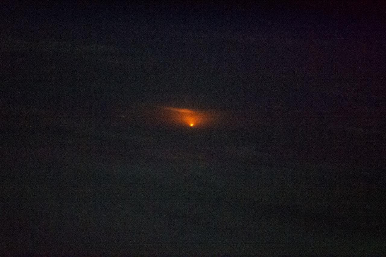Soyuz TMA-08M/34S Launch seen from ISS