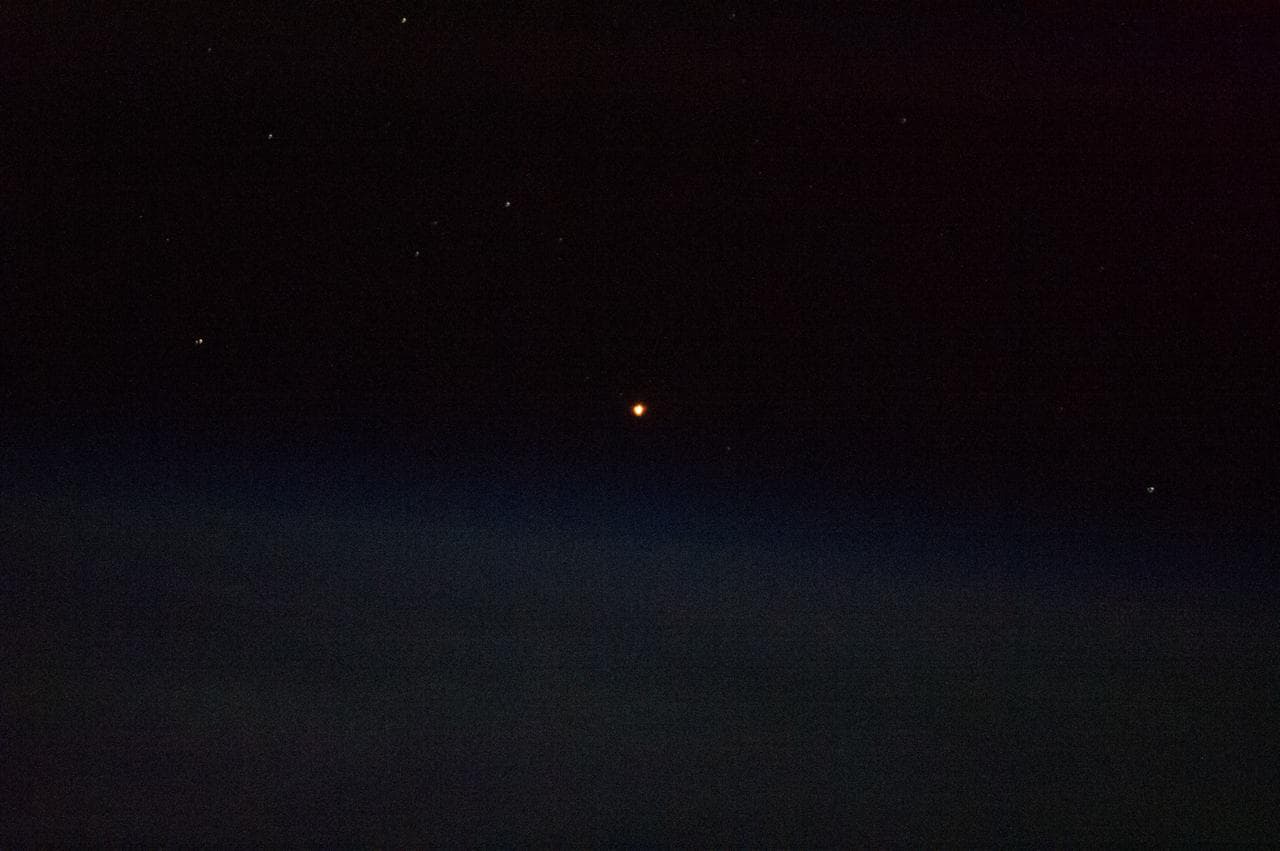 Soyuz TMA-08M/34S Launch seen from ISS