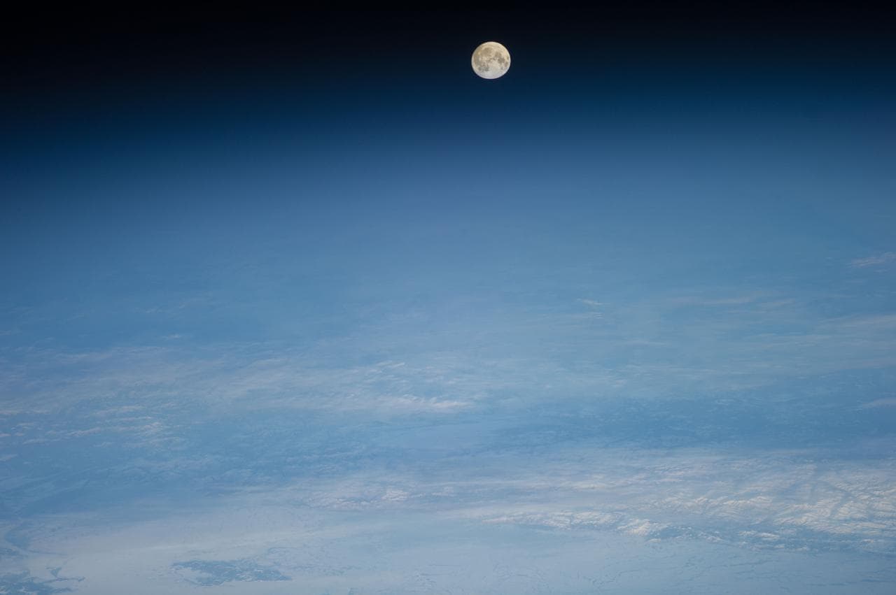 Lunar Observations taken by the Expedition 39 Crew