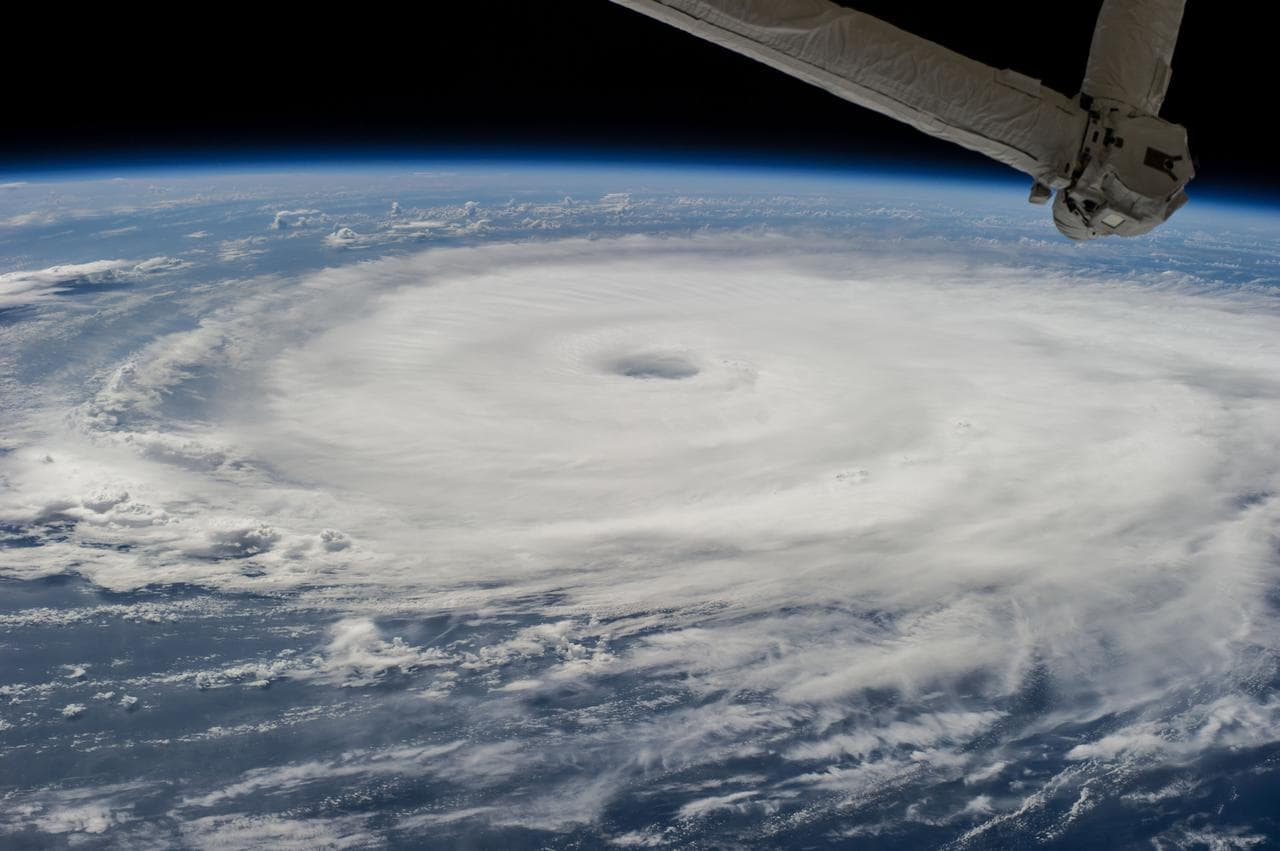Hurricane Edouard taken by Expedition 41 crewmember
