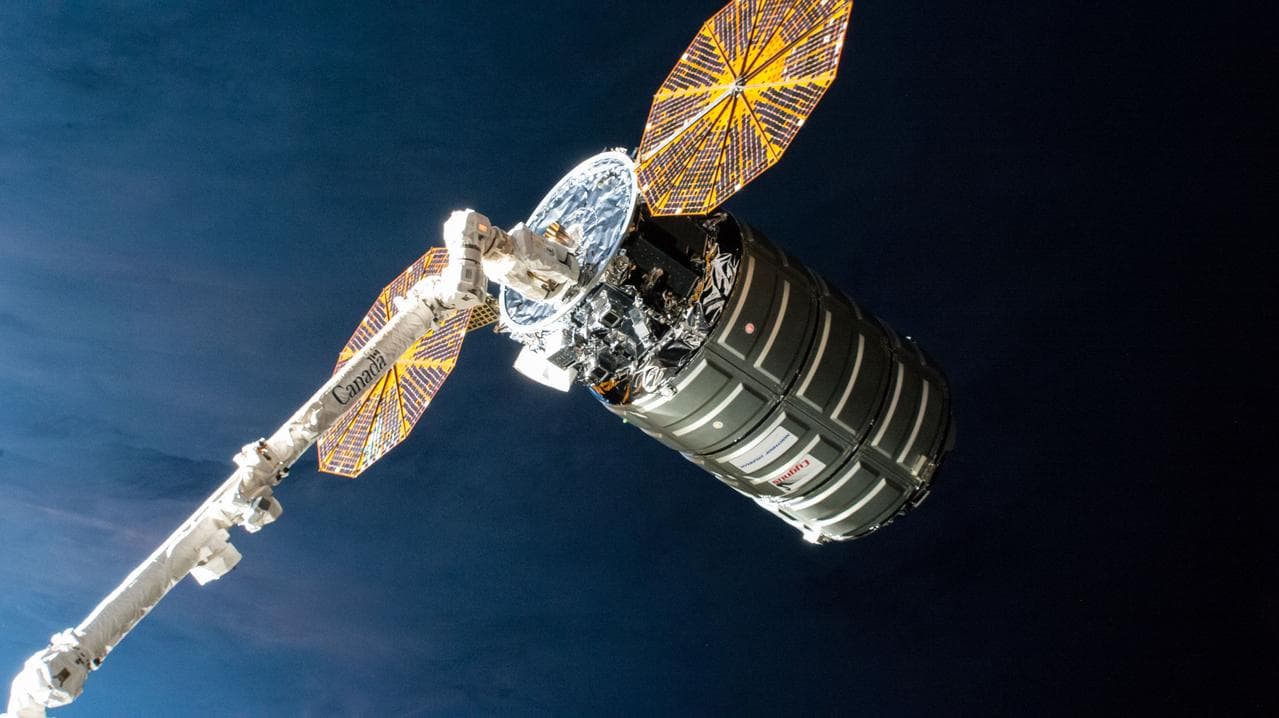 The Cygnus cargo craft from Northrop Grumman