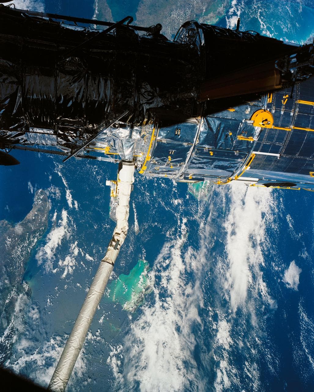 Hubble Space Telescope Deploy, Eastern Cuba, Haiti