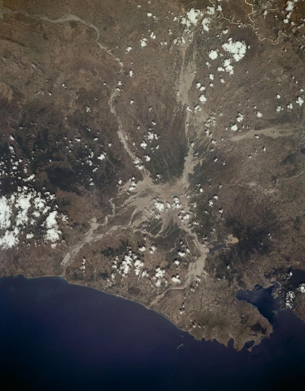 Mount Pinatubo, Philippine Islands as seen from STS-59