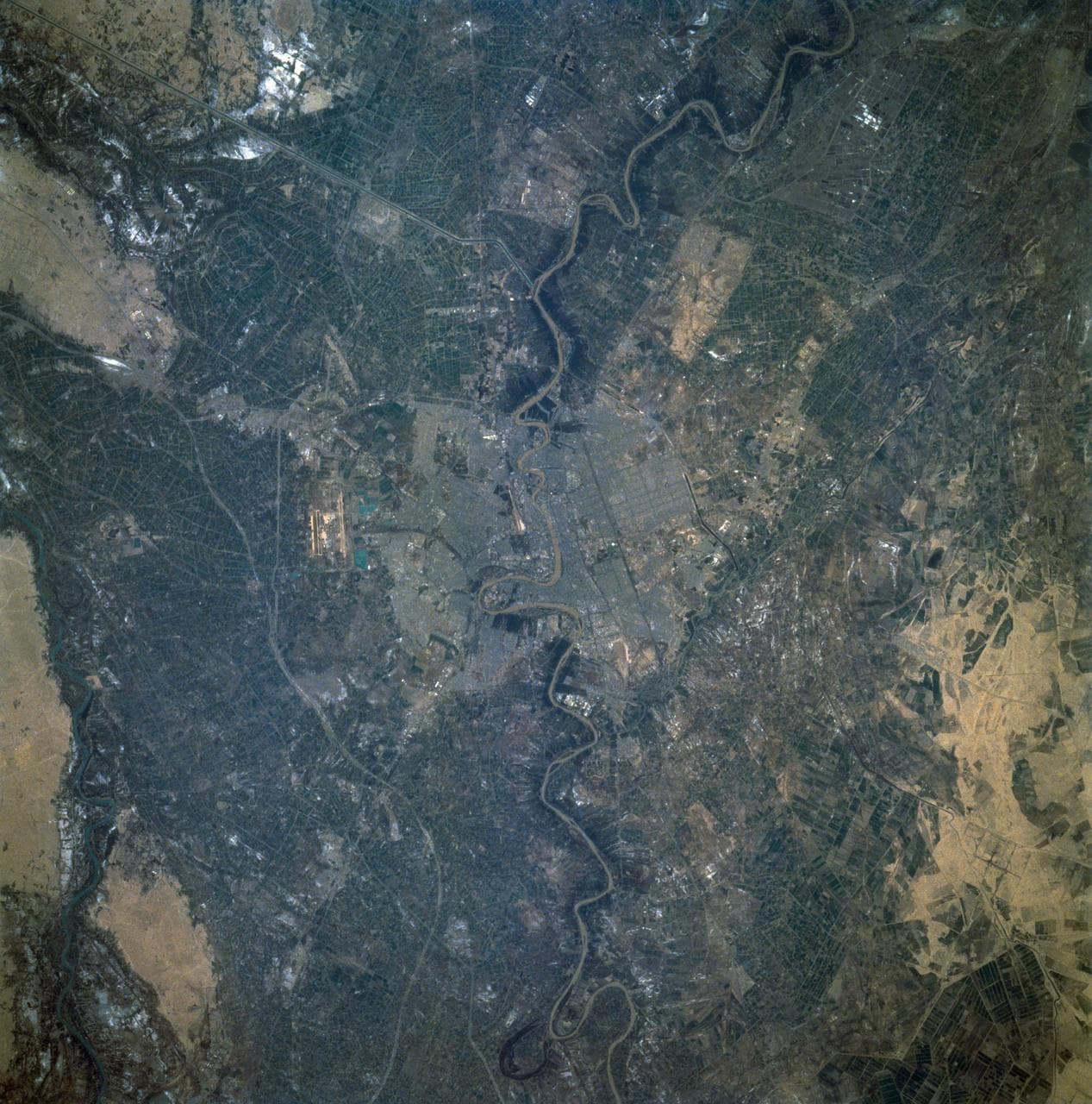 Baghdad, Iraq as seen from STS-60